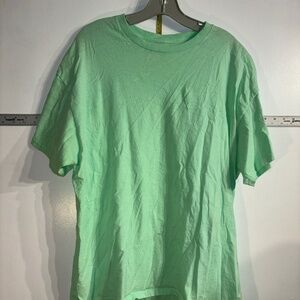 Retrofit neon green tee shirt